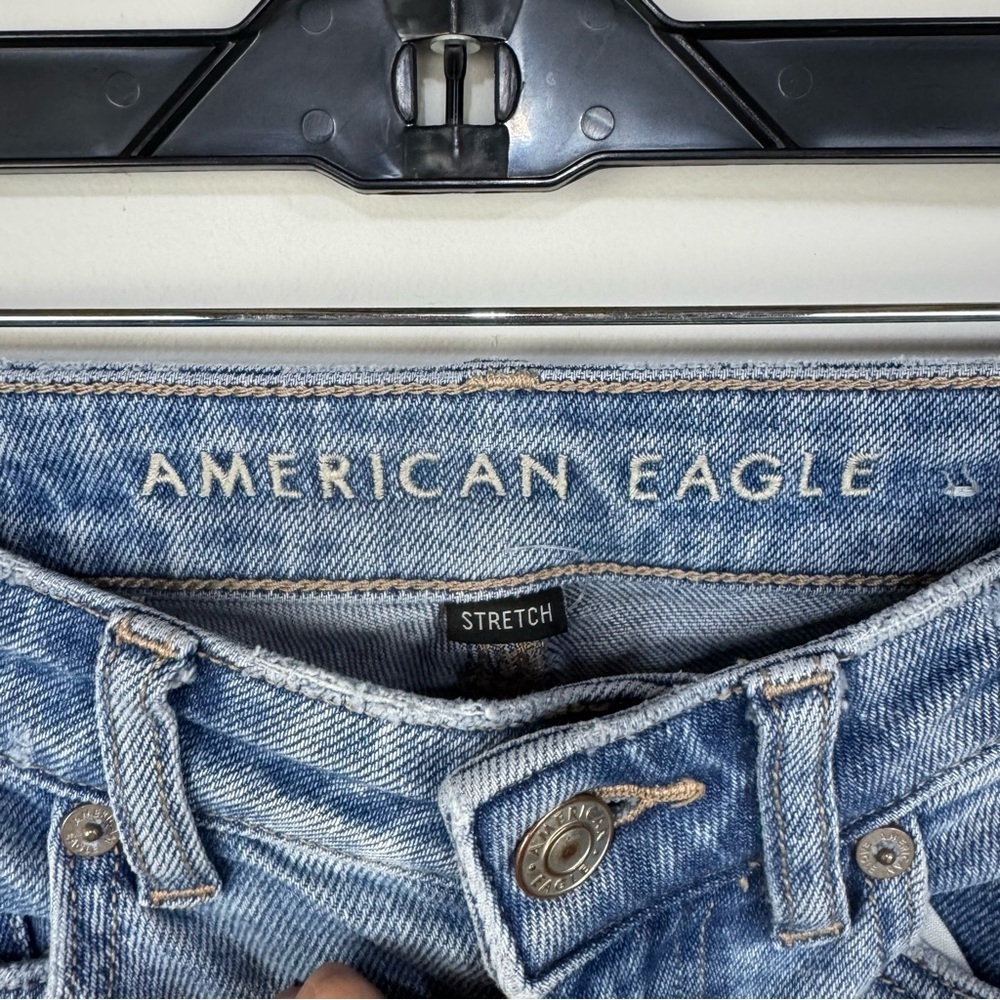 American Eagle Mom Straight Jean Denim Casual - Picture 5 of 6